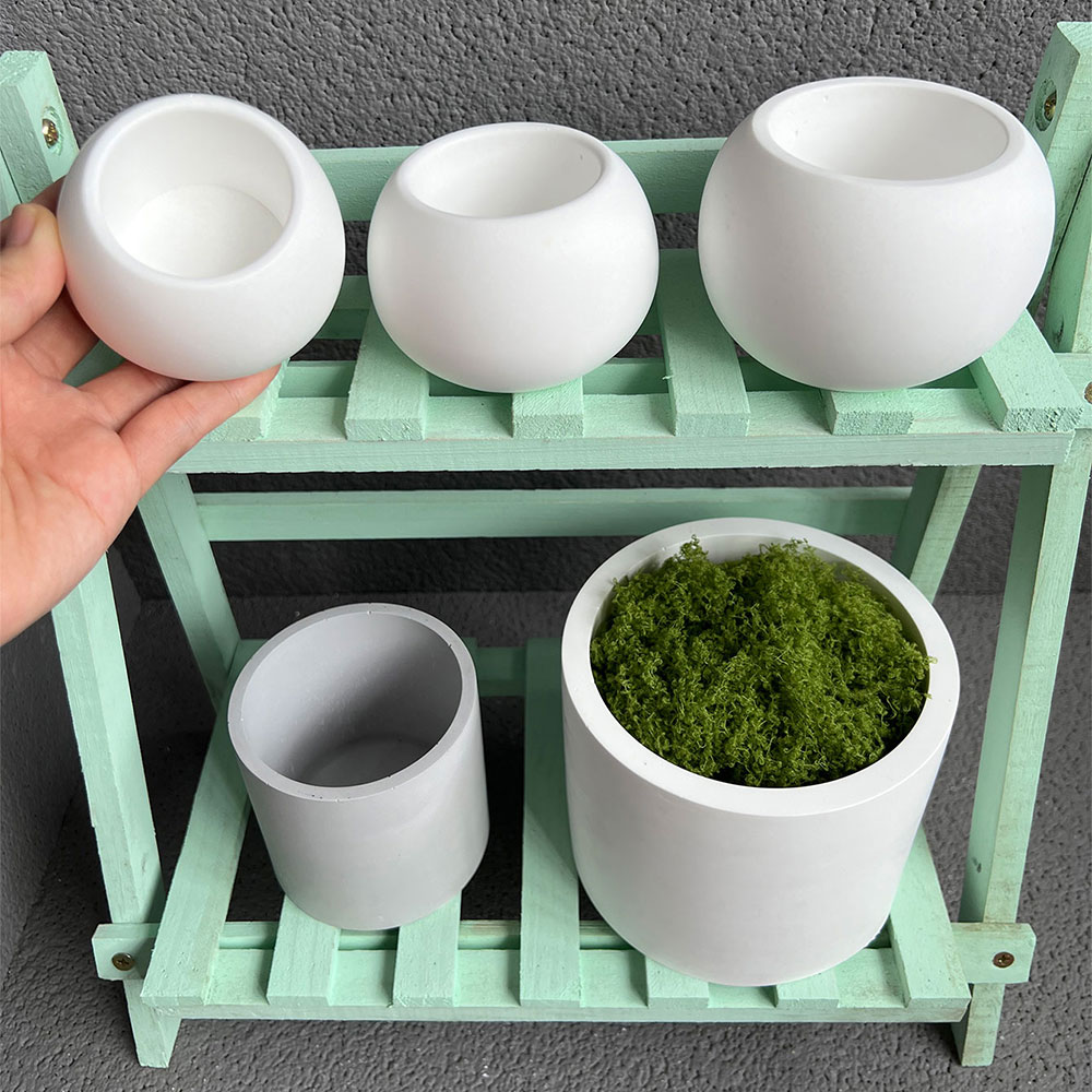 Spherical Plant Pot Concrete S - Potsticker Mold 评论和价格